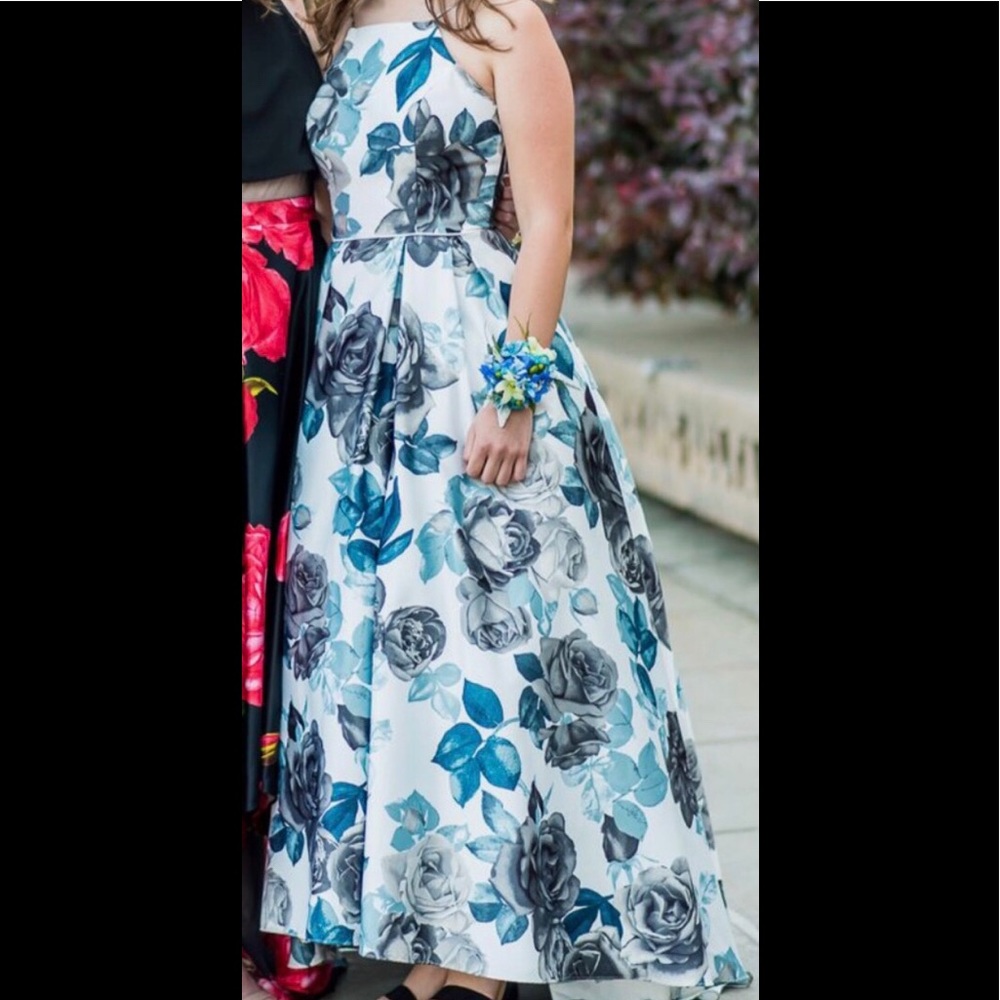 Betsy and Adam Floral Gown